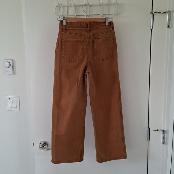 Wilfred Free Chocolate Brown Straight-leg Ankle Jeans (Size US 2; ~26" Waist) - Picture 6 of 8
